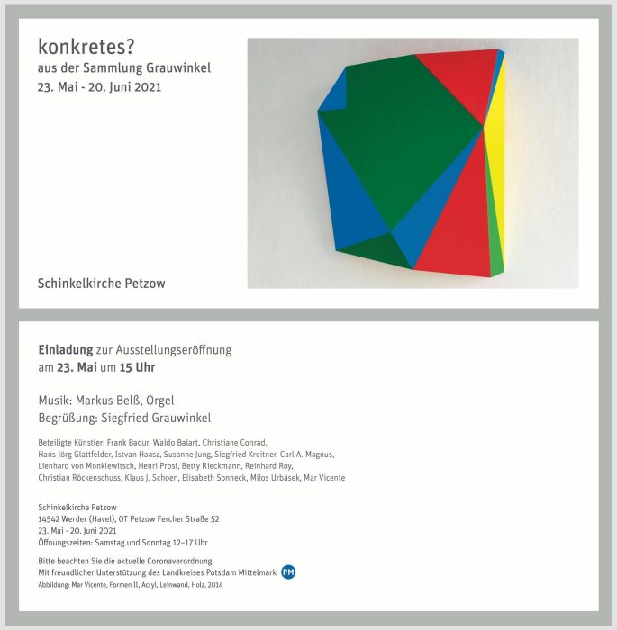"konkretes?" in der Schinkelkirche Petzow 23.5. bis 20.6.2021